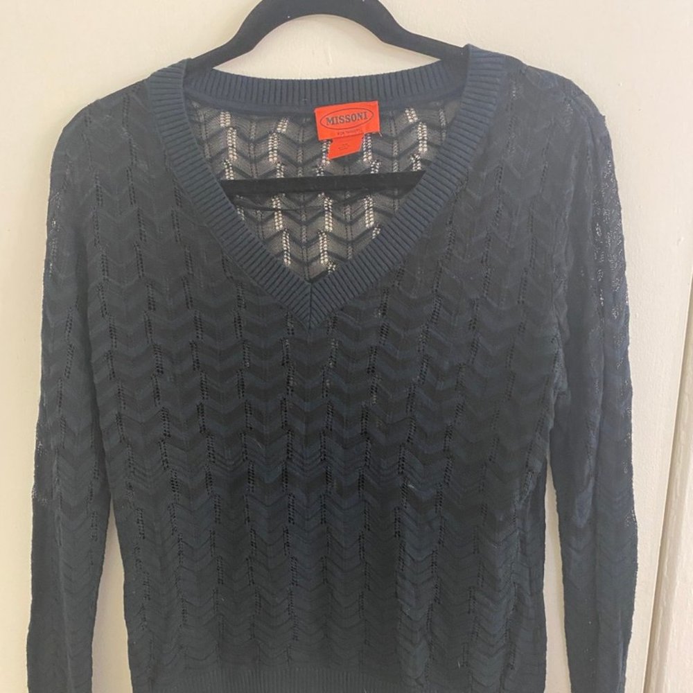 Missoni sheer blouse